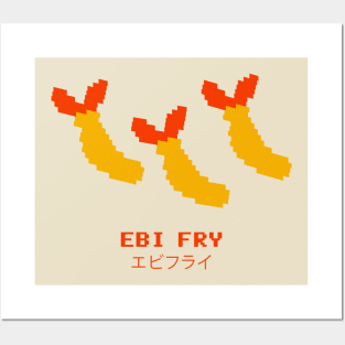 fried shrimp Posters and Art